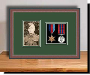 Military medal frames